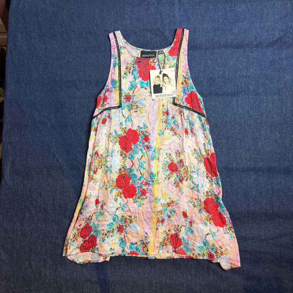 MinkPink Floral Sleeveless Tank Top